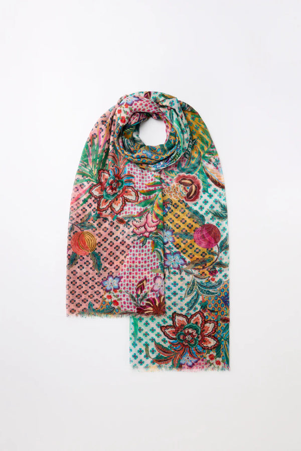 Botanical Patchwork Scarf