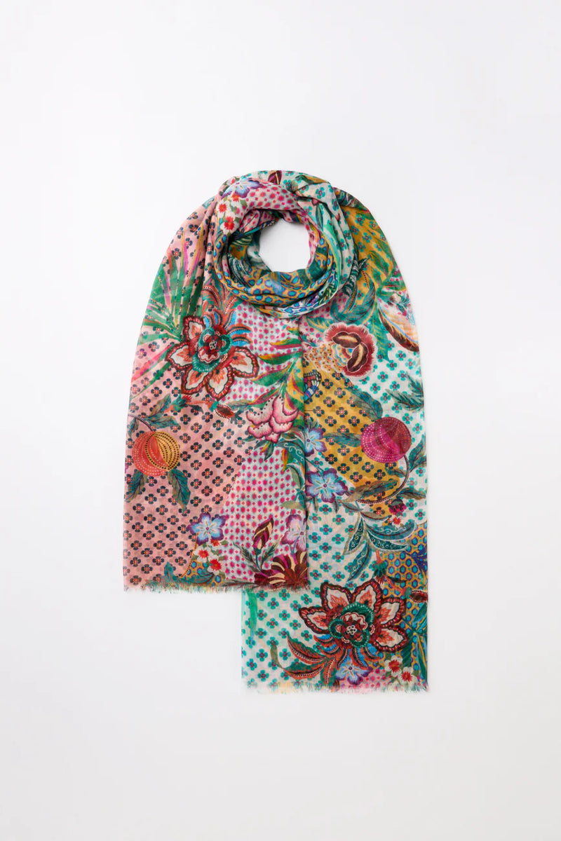 Botanical Patchwork Scarf