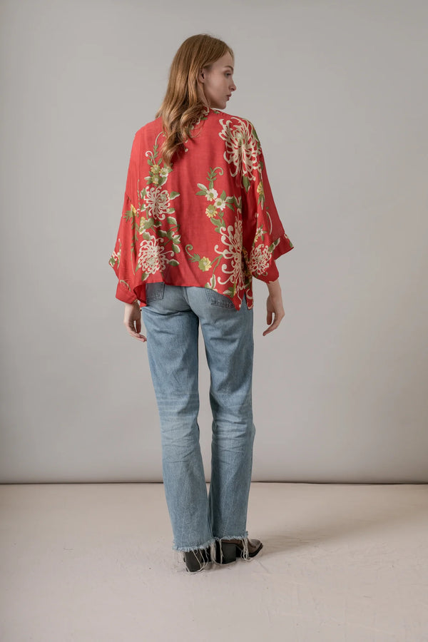 Chrysanthemum  Red Kimono