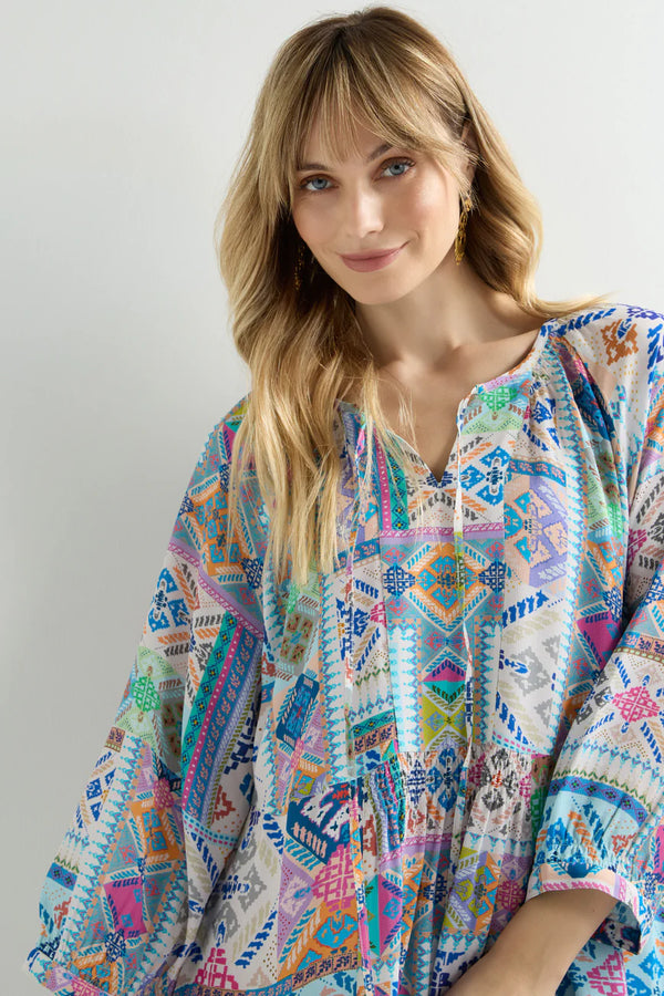 Modern Mosaic Patchwork Dress
