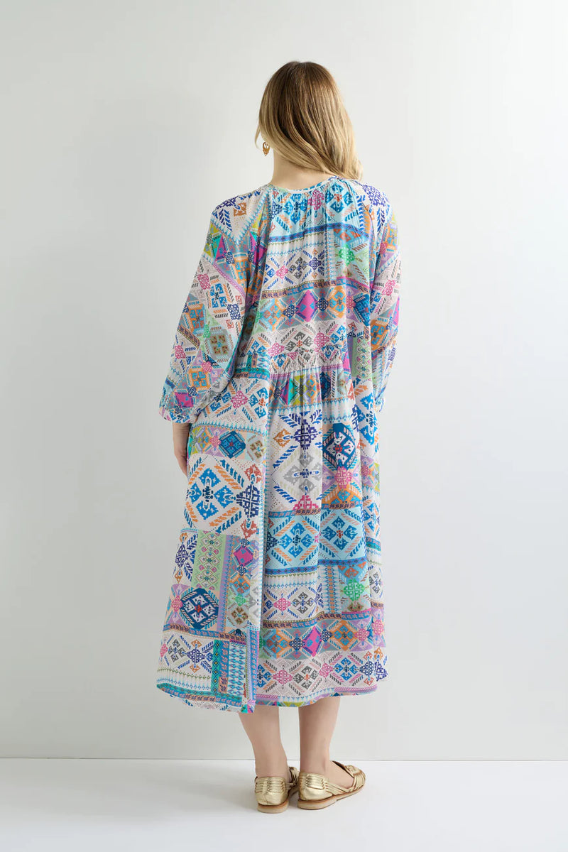 Modern Mosaic Patchwork Dress