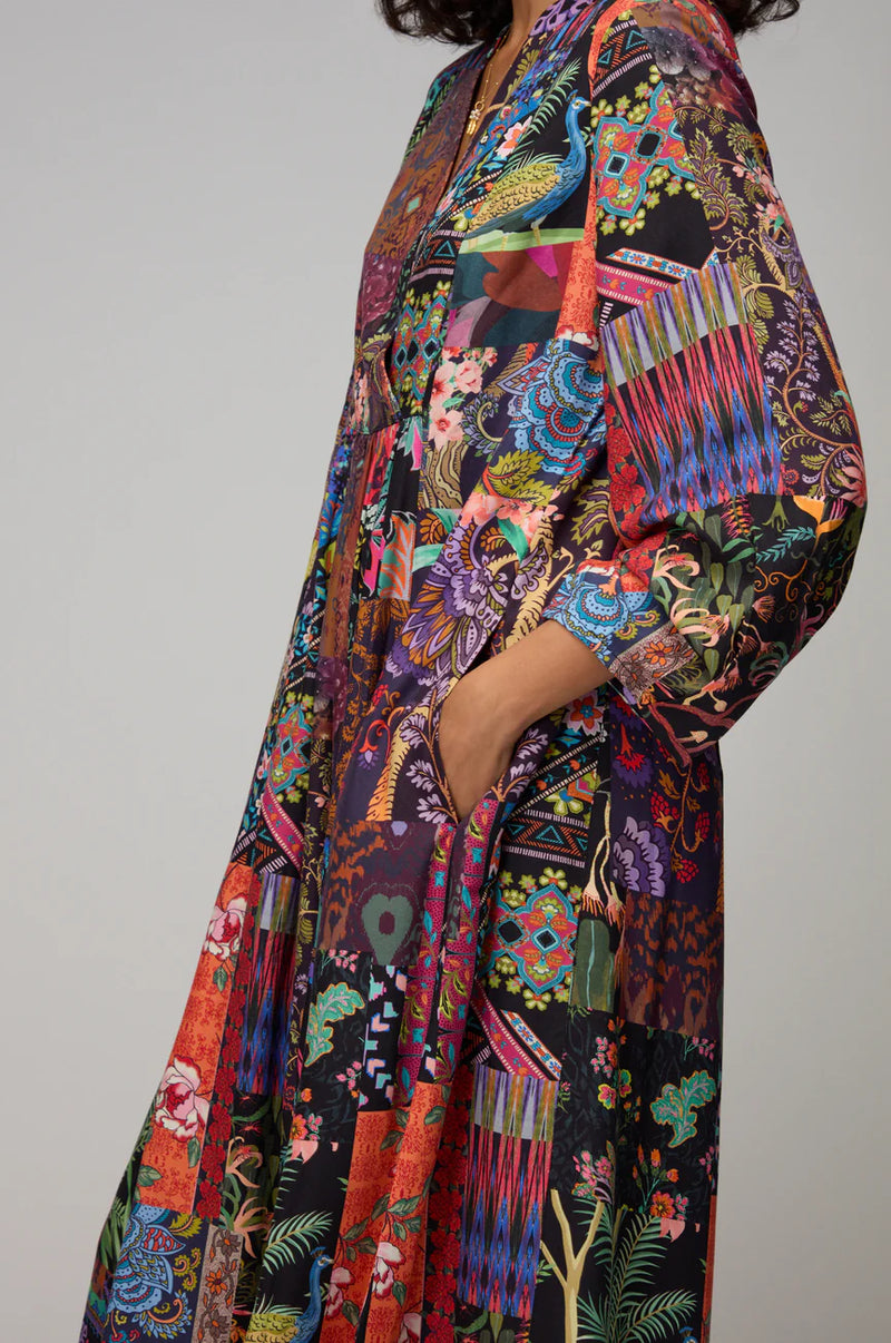 Winter Patchwork Dress