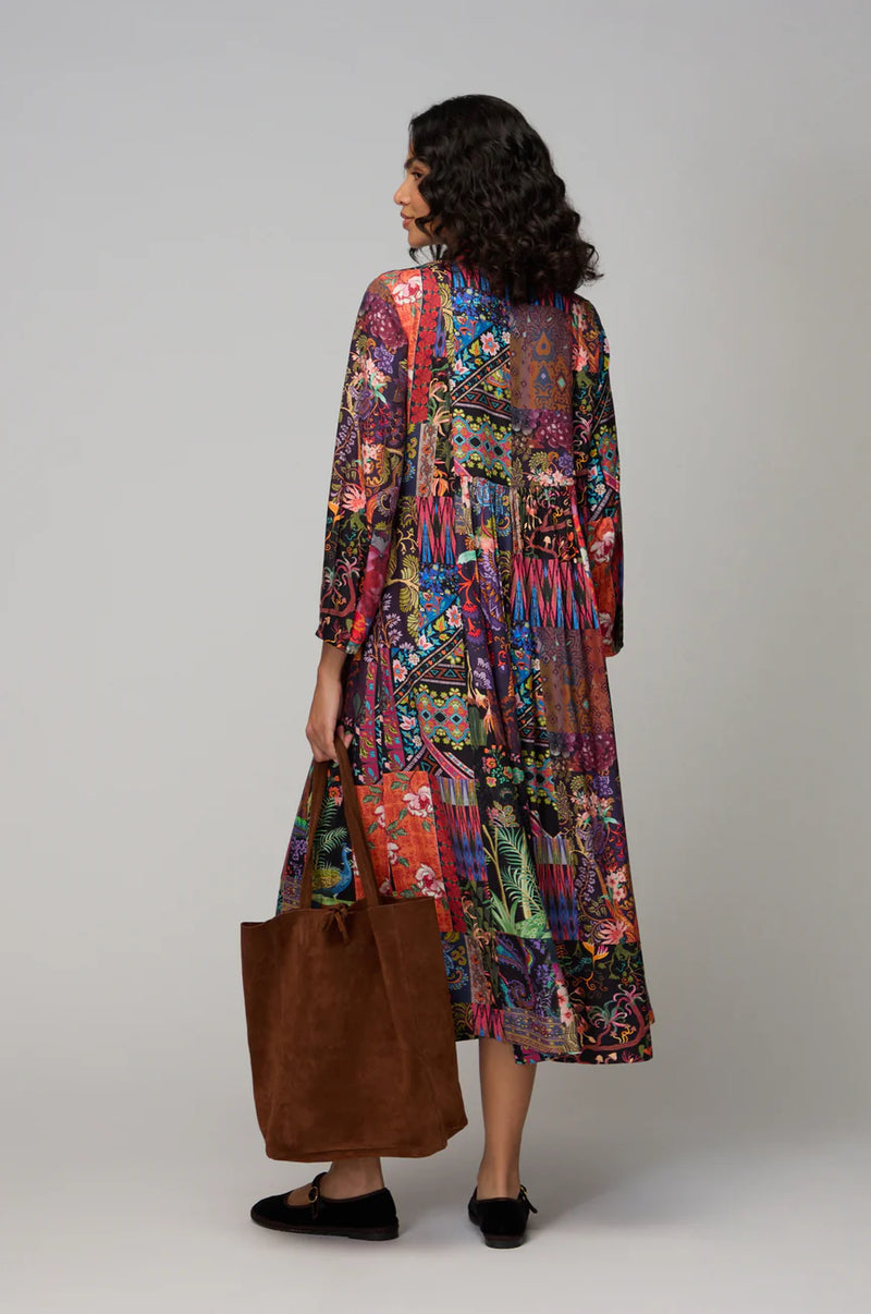 Winter Patchwork Dress