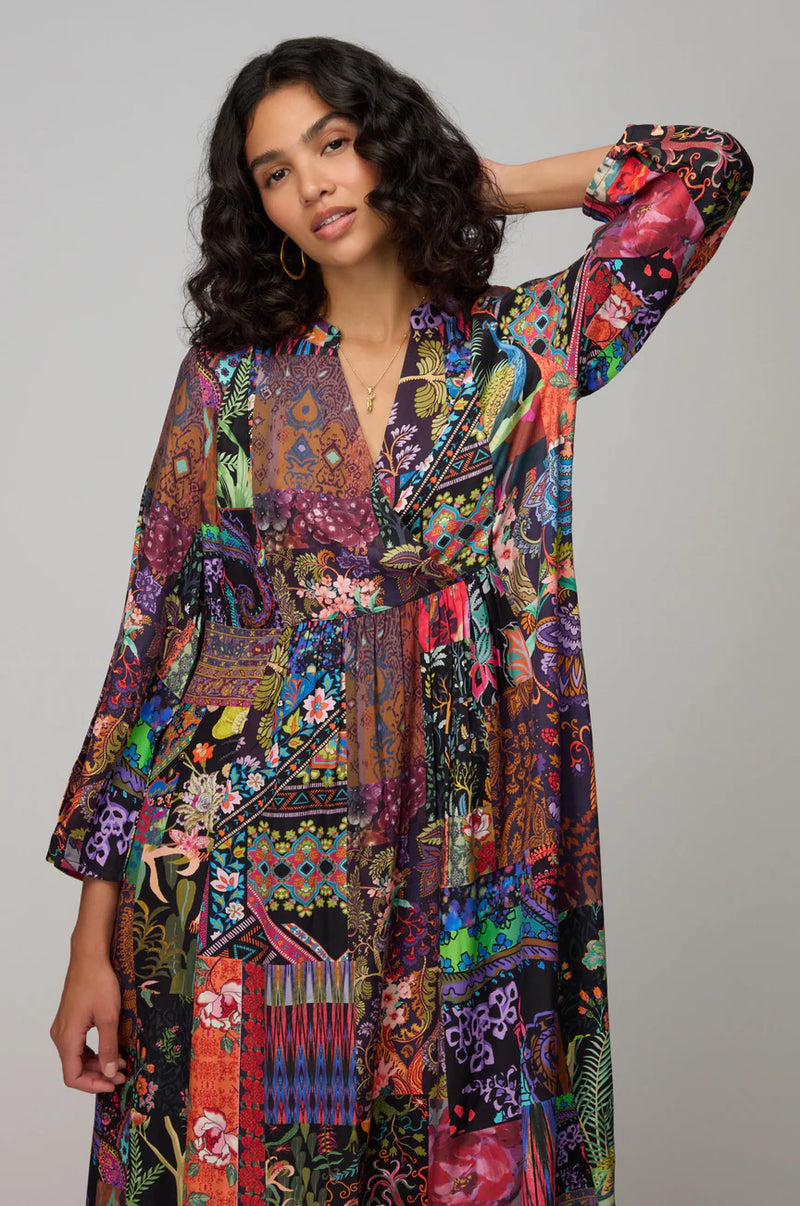 Winter Patchwork Dress