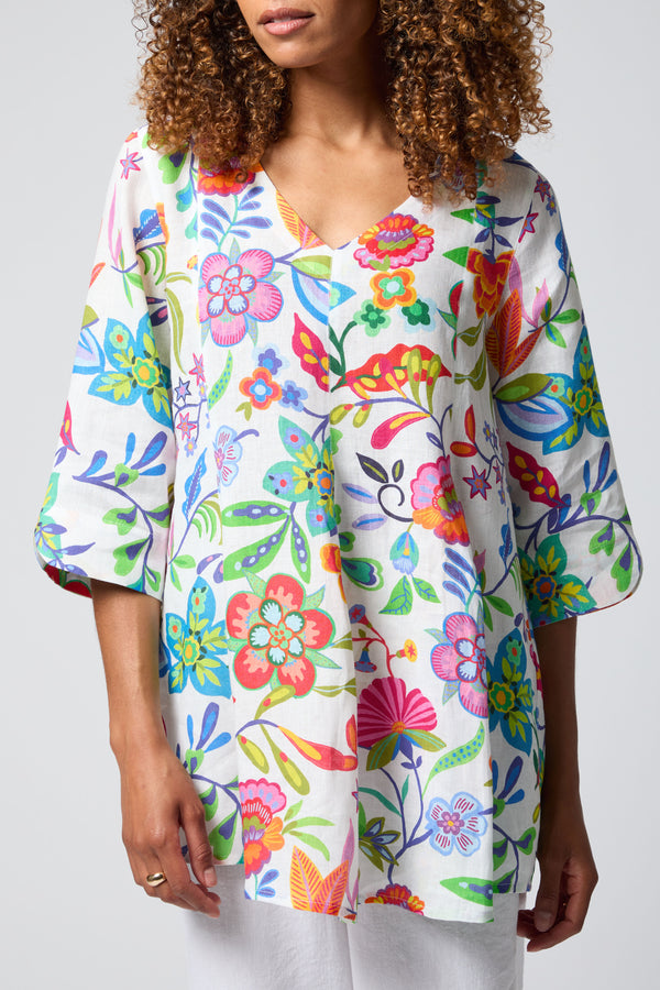 Folkloric Floral Tunic
