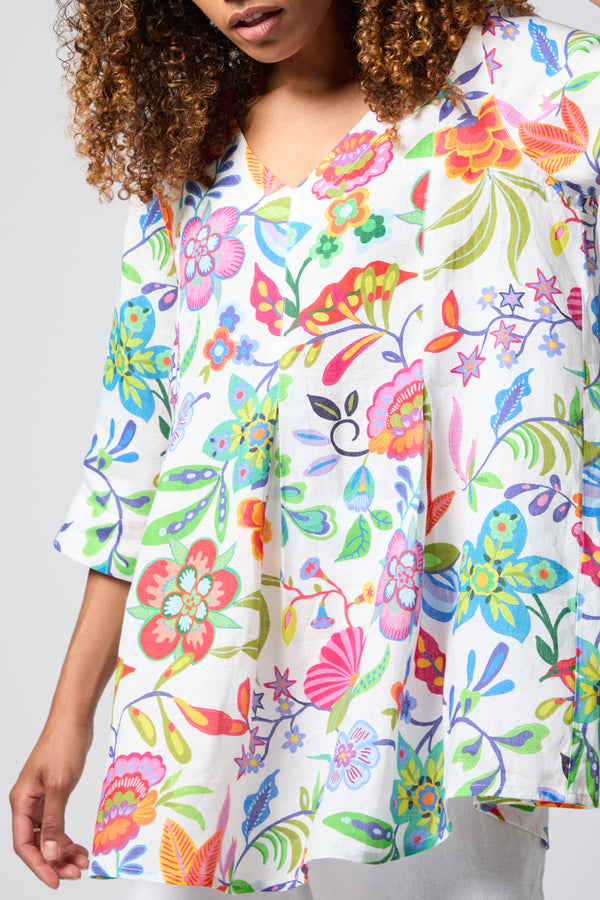 Folkloric Floral Tunic