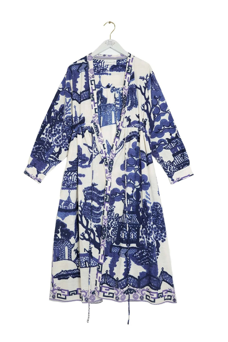 Giant Willow Blue Duster Coat