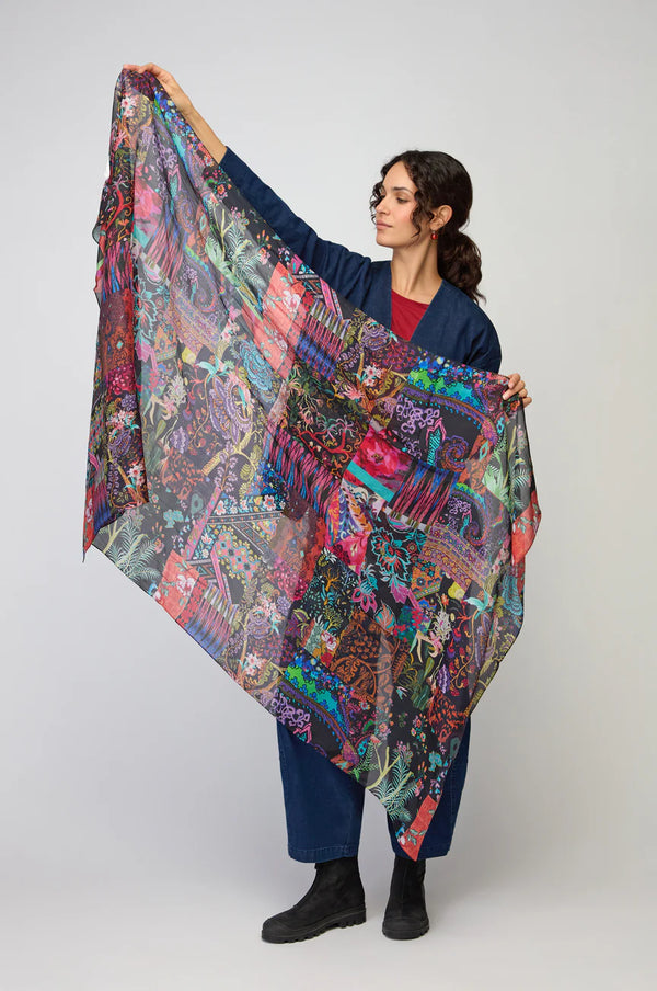 Winter Patcchwork  Scarf