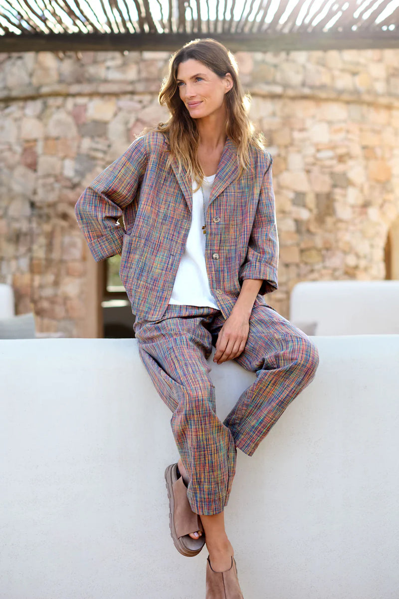 Space Dye Crosshatch Bubble Trousers