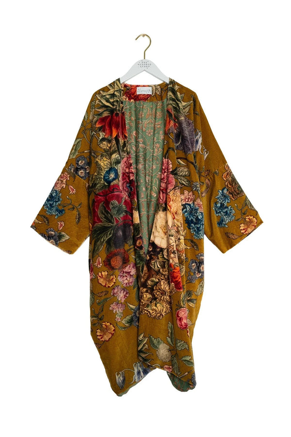 Primula Gold Velvet Grande Kimono