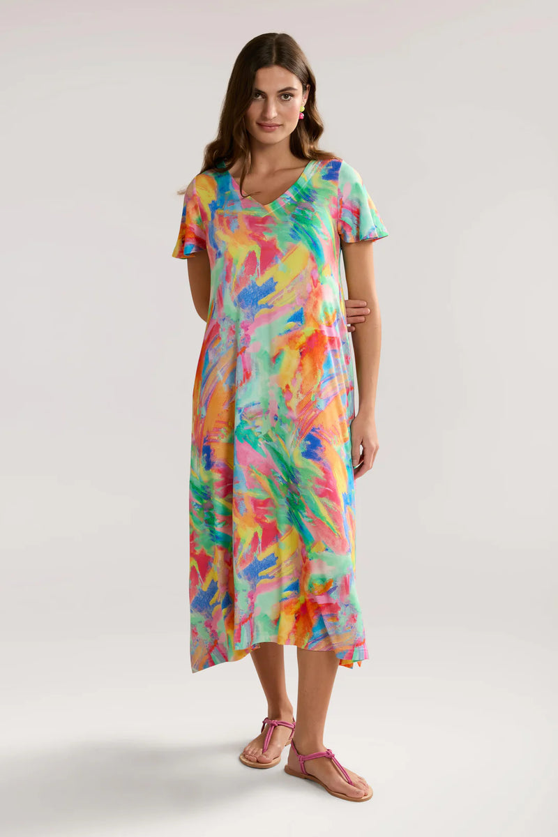 Vibrant Watercolour Dress