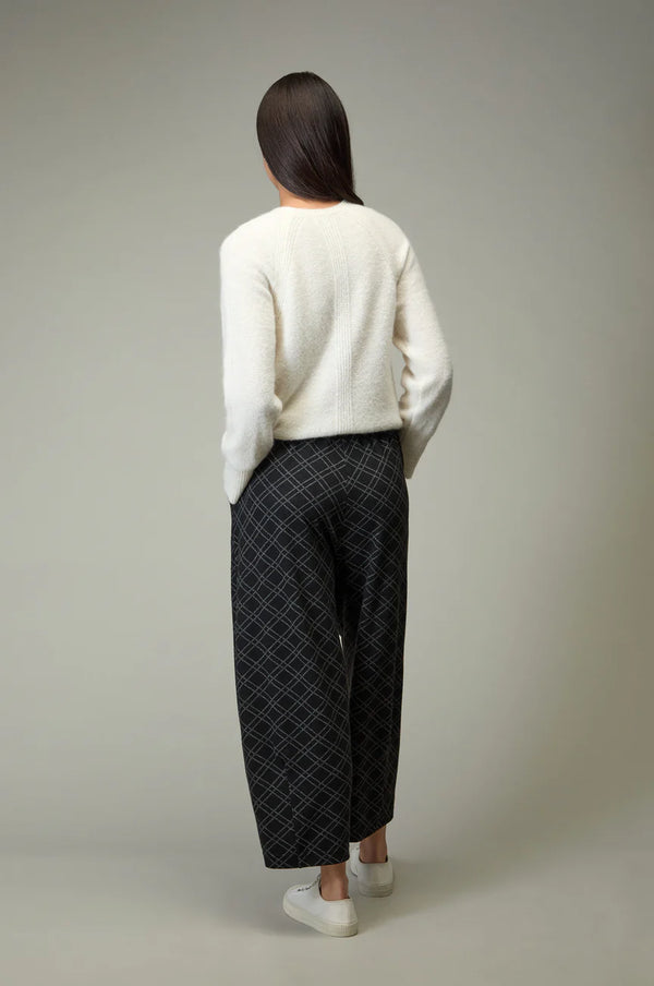 Square Jersey Jacquard Trousers