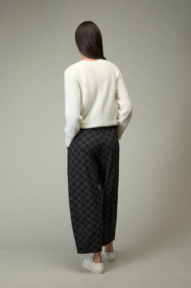 Square Jersey Jacquard Trousers
