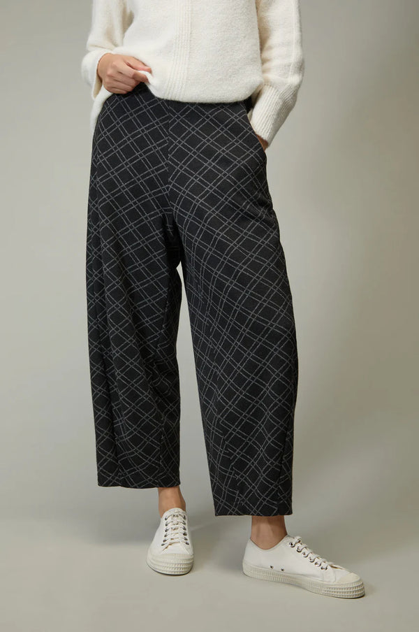 Square Jersey Jacquard Trousers