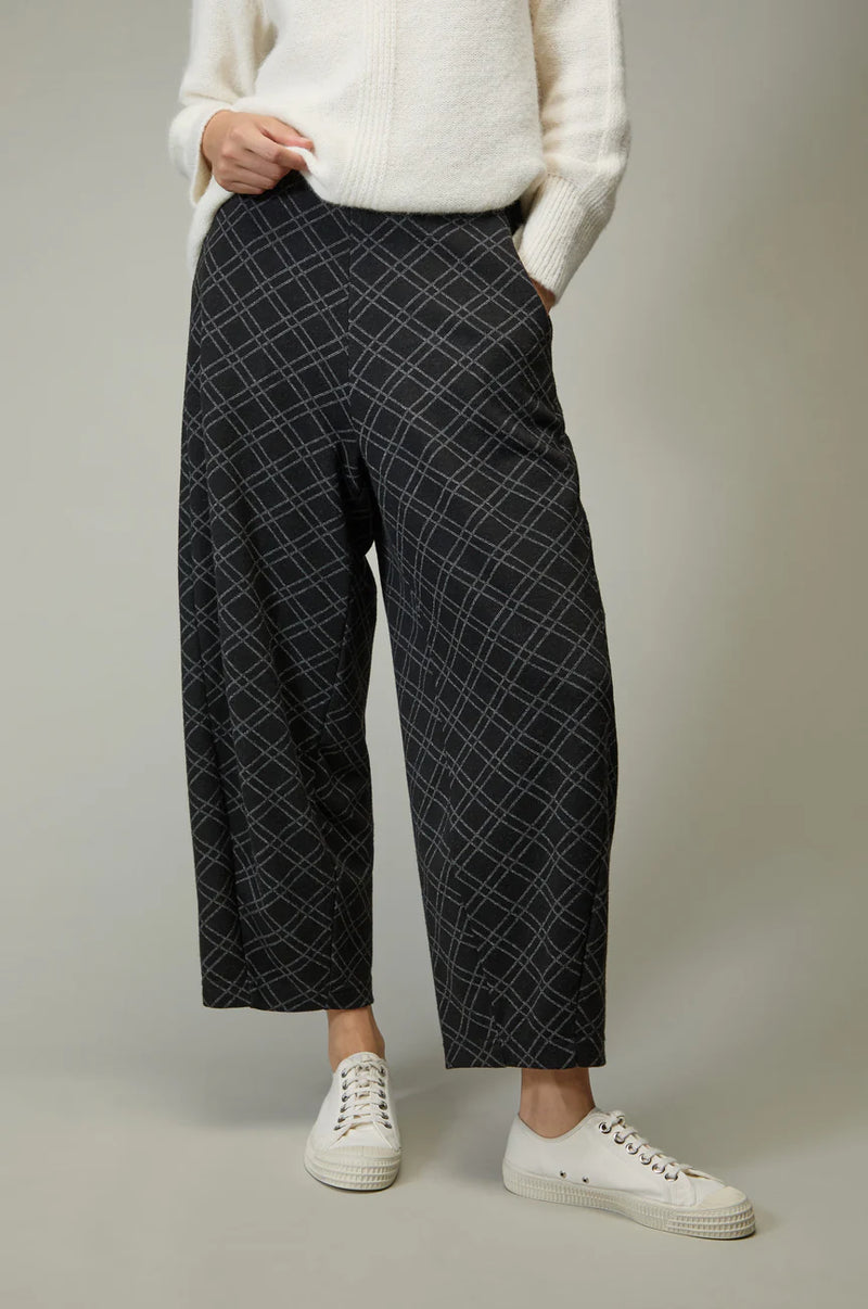 Square Jersey Jacquard Trousers