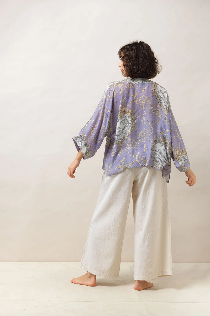 Valentine Lilac Kimono