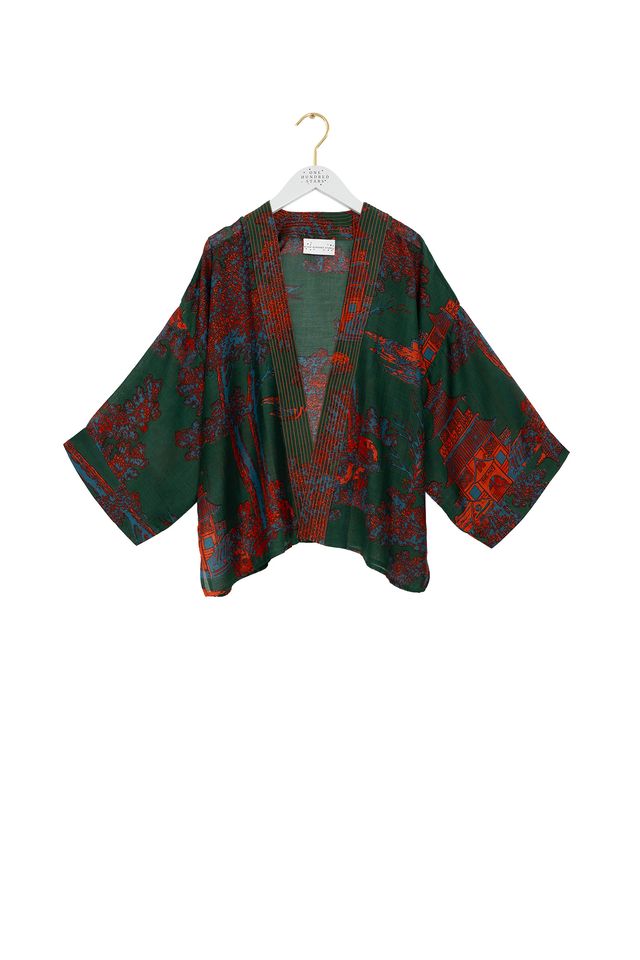 Pagoda Forest Kimono