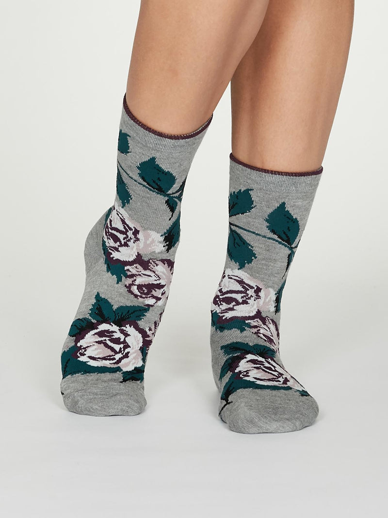 MARLE GREY ROSIE BAMBOO ANKLE SOCKS